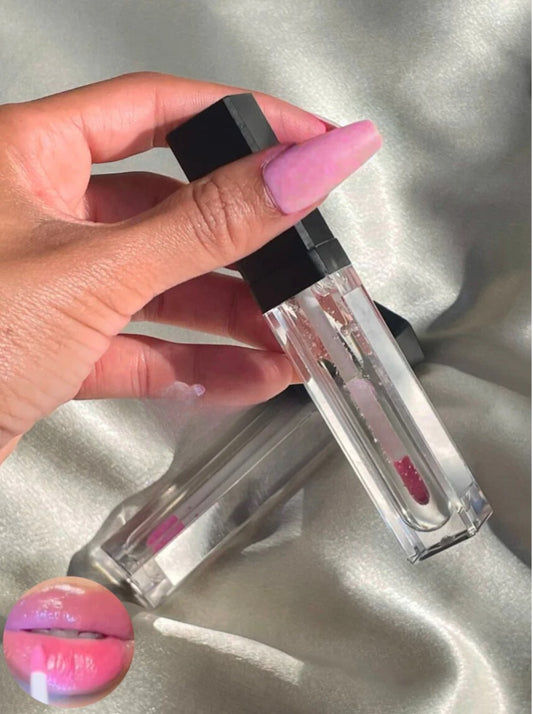 LED WAND WITH MIRROR CHANGING COLOR LIP GLOSS💄