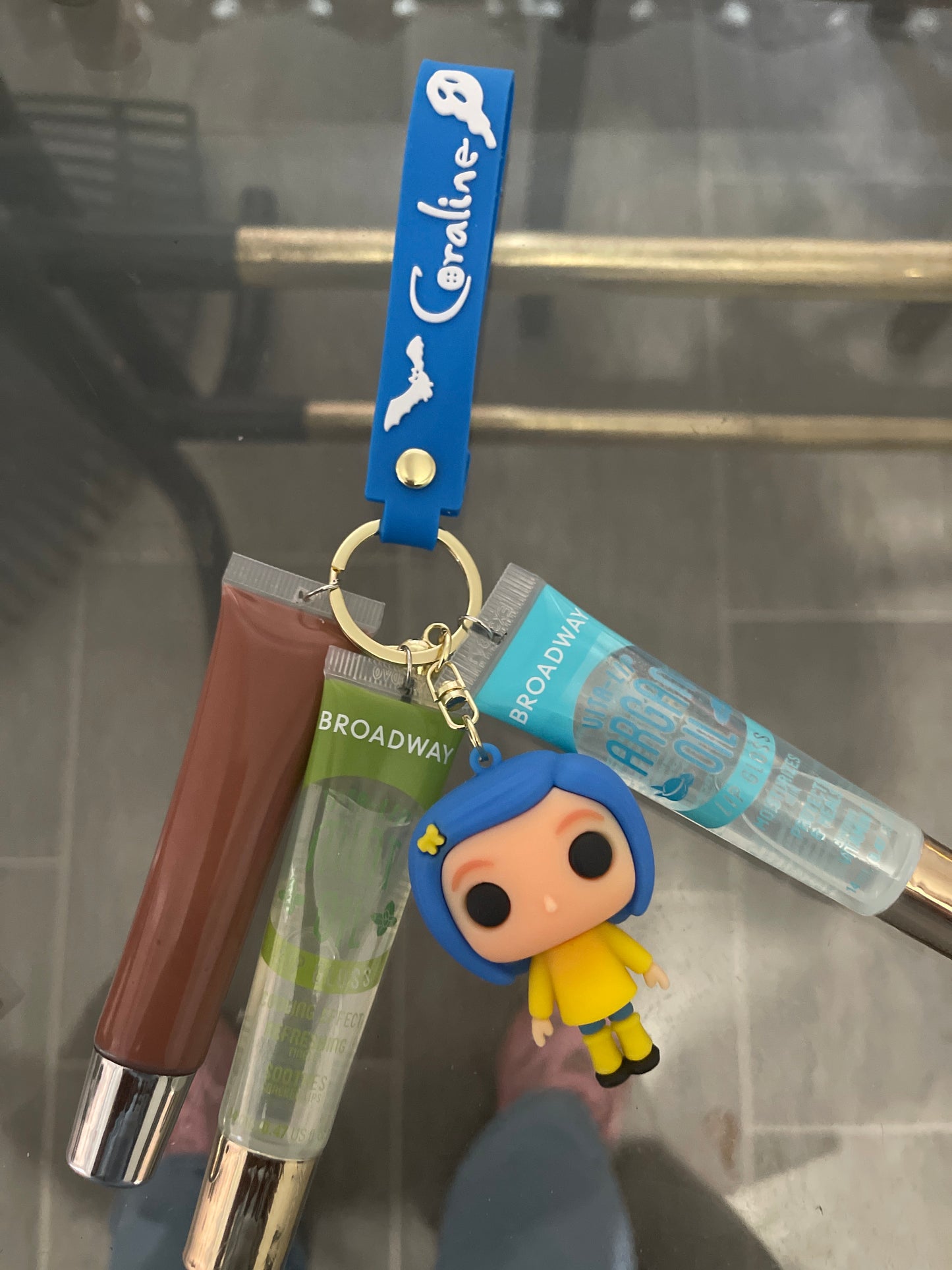 CORALINE LIPGLOSS KEYCHAIN COLLECTION