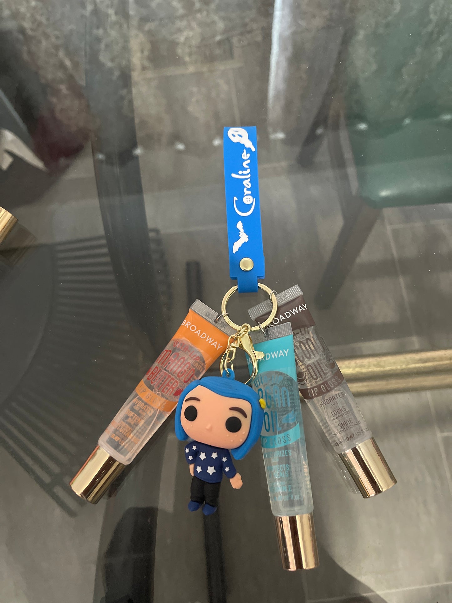 CORALINE LIPGLOSS KEYCHAIN COLLECTION