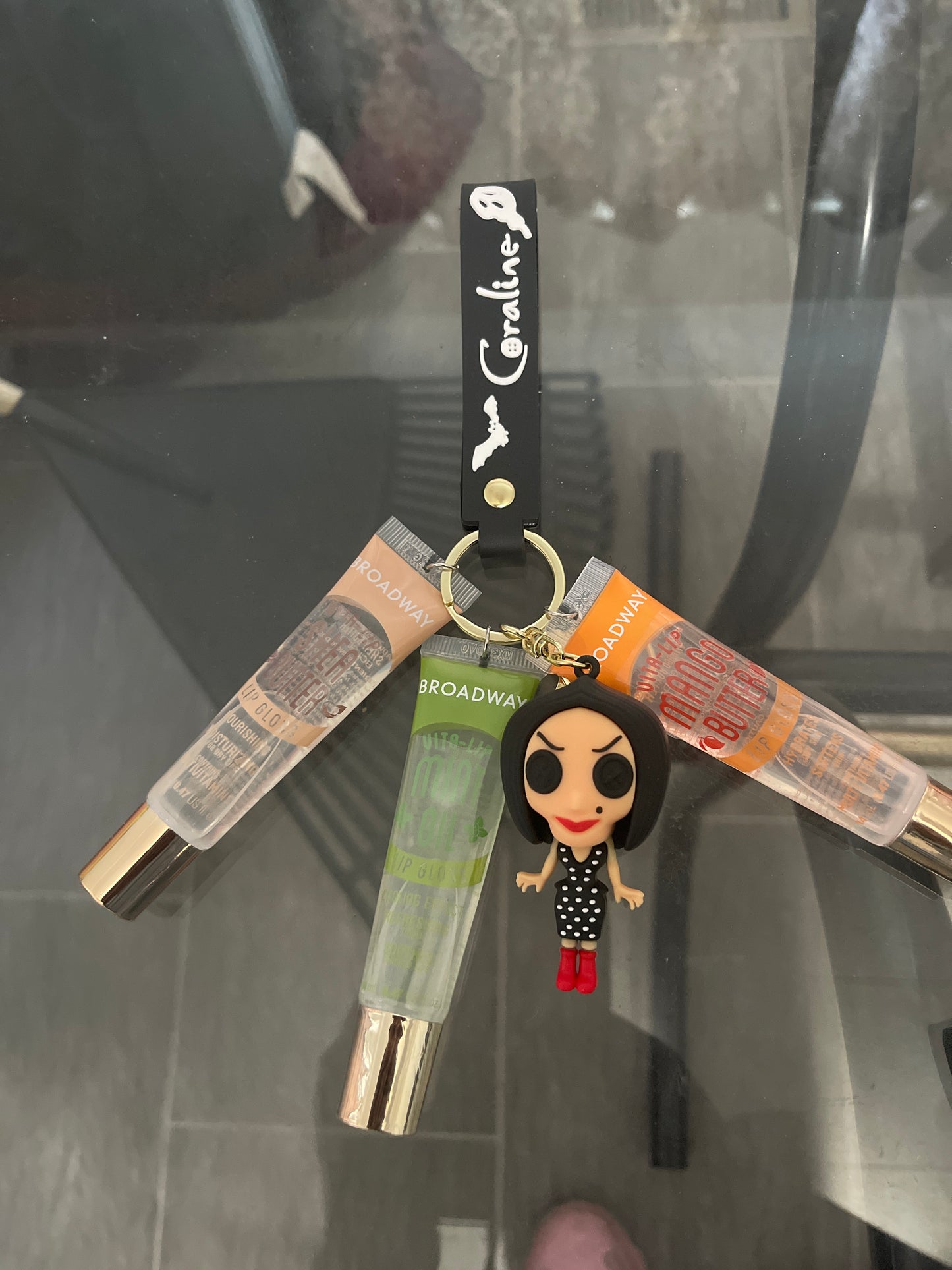 CORALINE LIPGLOSS KEYCHAIN COLLECTION