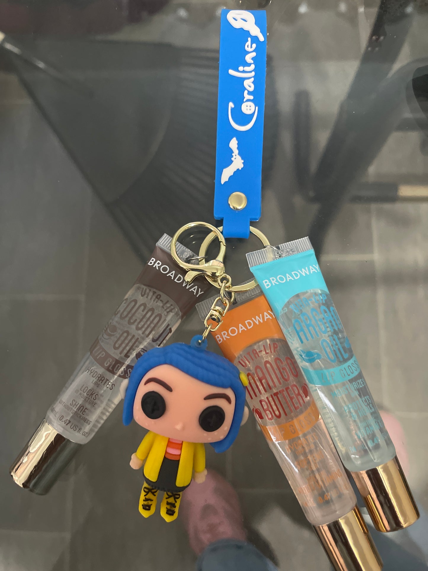 CORALINE LIPGLOSS KEYCHAIN COLLECTION