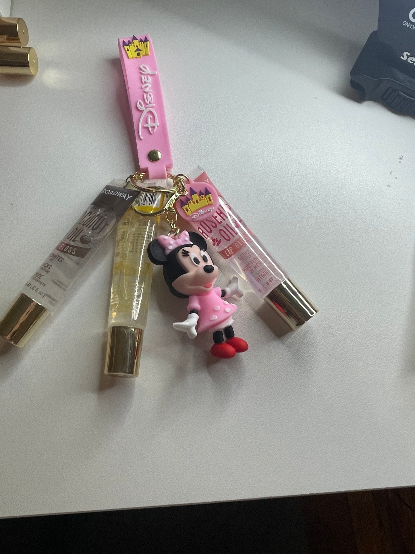 Mickey Mouse Lipgloss Keychain