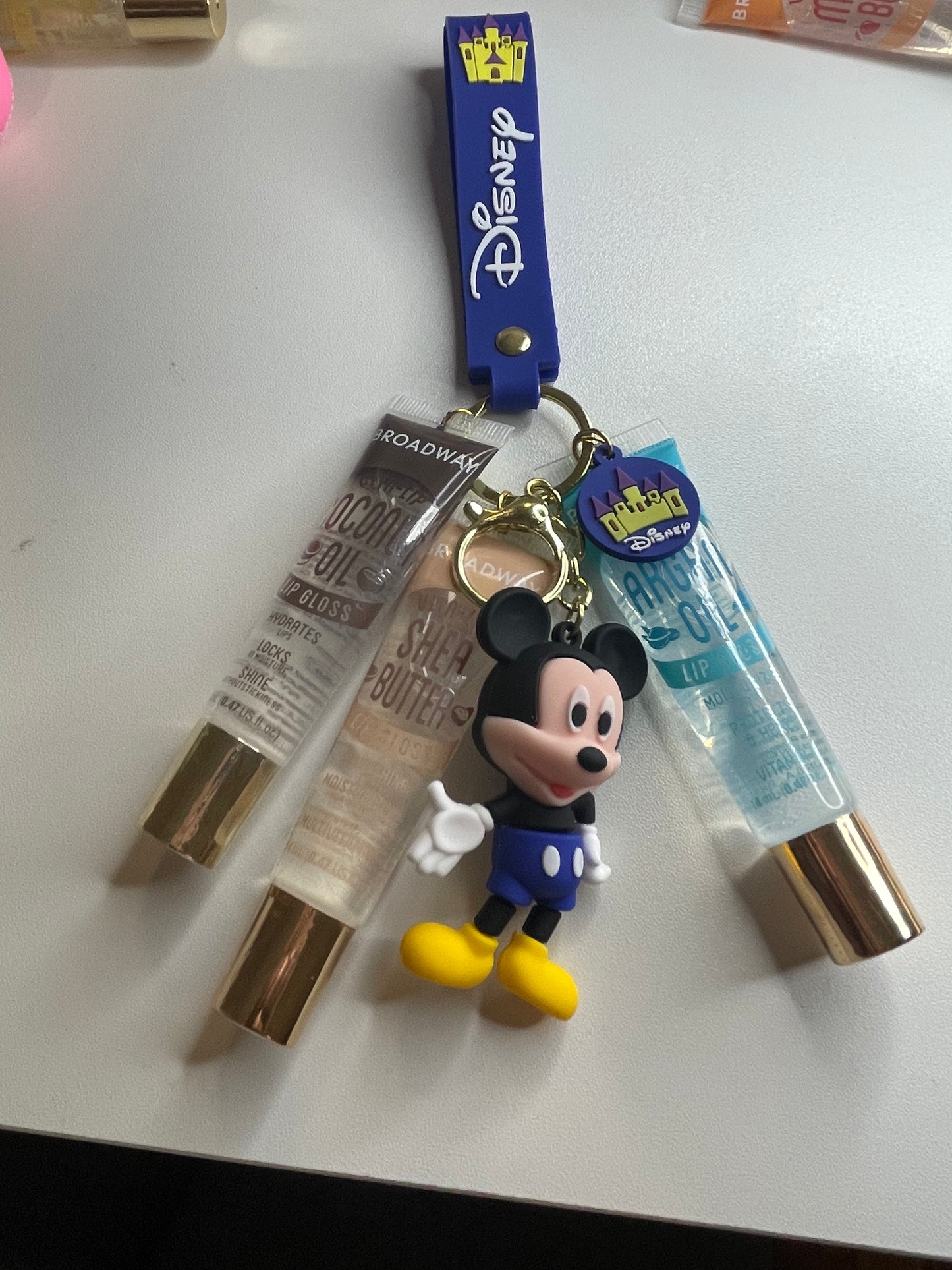 Mickey Mouse Lipgloss Keychain