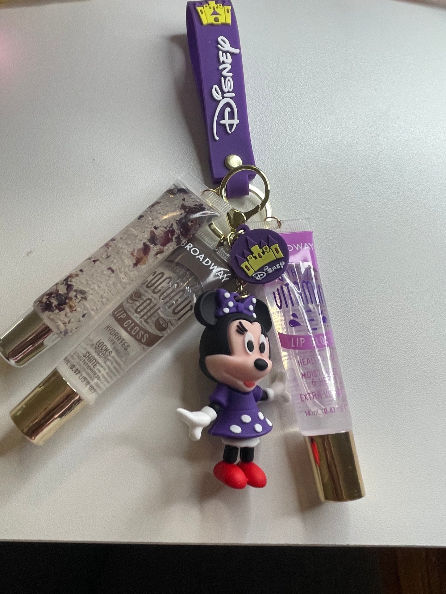 Mickey Mouse Lipgloss Keychain